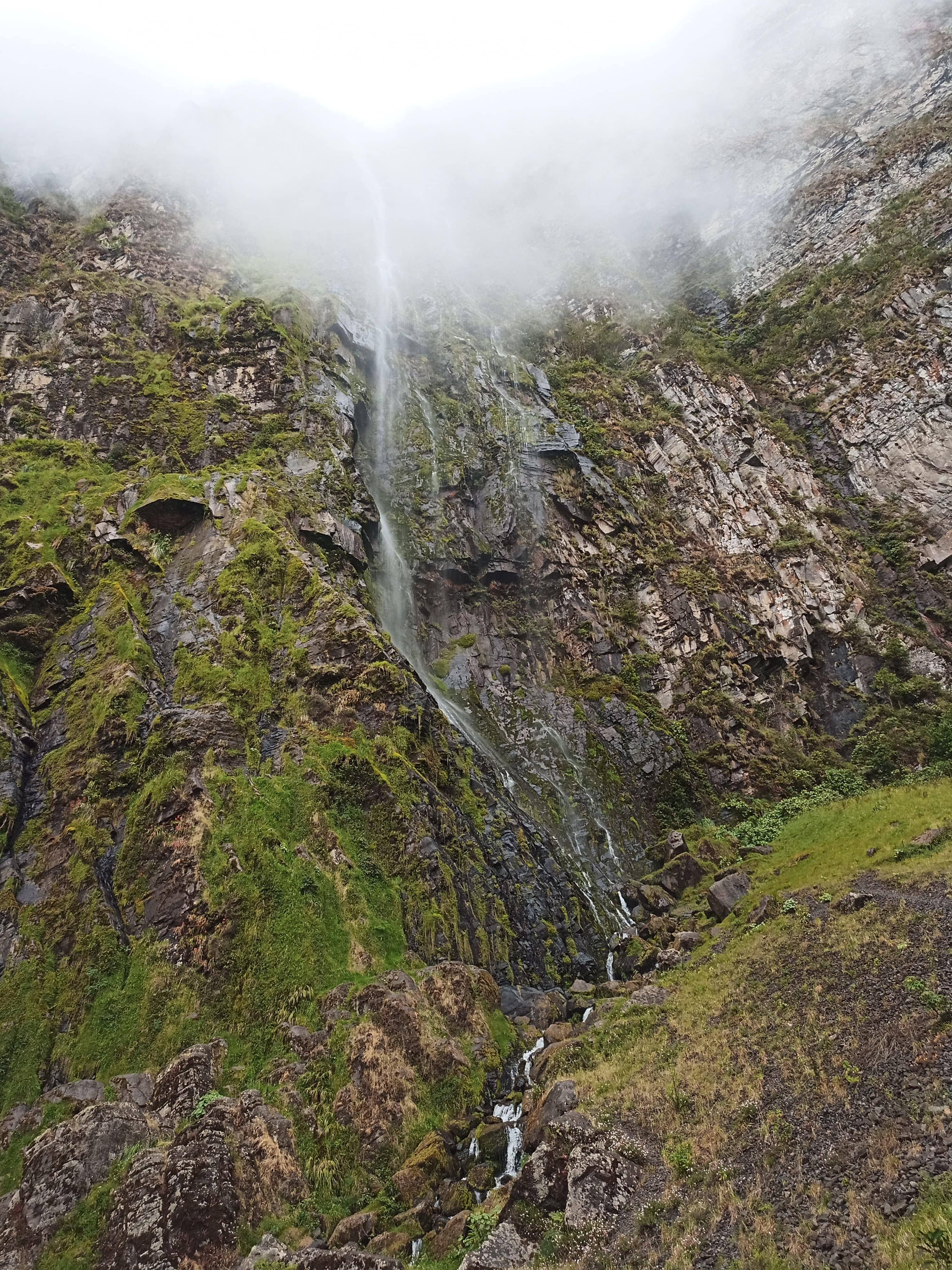 Waterfall with natural beauty